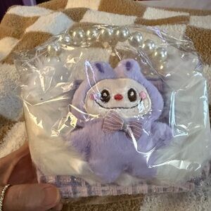 Labubu Purse 2Way Bag in PURPLE